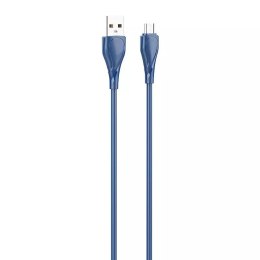 Kabel USB - Micro USB LDNIO LS612 2m, 30W (niebieski)