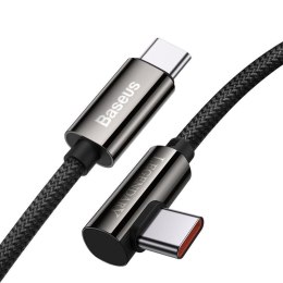 KABEL BASEUS LEGEND SERIES USB-C/USB-C 100W KĄTOWY PD 2M BLACK