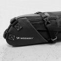 Wozinsky pojemna torba rowerowa pod siodełko torba podsiodłowa duża 12 l czarny (WBB9BK)