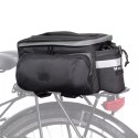 Wozinsky torba rowerowa na bagażnik z paskiem na ramię 6l czarny (WBB3BK)
