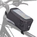 Wozinsky torba rowerowa na ramę pokrowiec na telefon do 6,5 cala 1l czarny (WBB6BK)