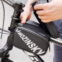 Wozinsky torba rowerowa na ramę z etui na telefon 1,5 l czarny (WBB21BK)