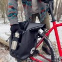 Wozinsky wodoodporna torba rowerowa sakwa na bagażnik 25l czarny (WBB24BK)