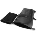 Wozinsky wodoodporny plecak na bagażnik rowerowy torba rowerowa 2w1 23l czarny (WBB31BK)