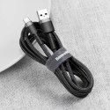 KABEL BASEUS CAFULE USB/USB-C 2A 3M GREY/BLACK