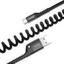 KABEL BASEUS SPRING SPRĘŻYNOWY USB/USB-C 2A 1M BLACK