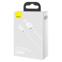 KABEL BASEUS SUPERIOR SERIES 2.4A 1M USB/LIGHTNING WHITE