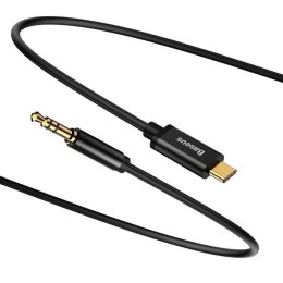 KABEL BASEUS YIVEN USB-C - JACK 3,5MM AUDIO 1.2M BLACK