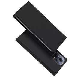 Dux Ducis Skin Pro etui do Xiaomi Redmi Note 12 5G / Poco X5 5G pokrowiec z klapką portfel na kartę podstawka czarne