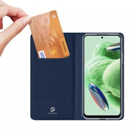 Dux Ducis Skin Pro etui do Xiaomi Redmi Note 12 Pro / Poco X5 Pro 5G pokrowiec z klapką portfel na kartę podstawka niebieskie