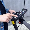 Wozinsky metalowy uchwyt na telefon do roweru, hulajnogi czarny (WBHBK3)