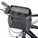 Wozinsky torba rowerowa na kierownicę torba rowerowa na ramię czarna (WBHBB-01)