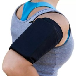 Armband do biegania | opaska na ramię na telefon XL czarna