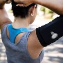 Armband do biegania | opaska na ramię na telefon M niebieska