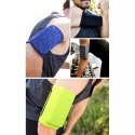 Armband do biegania | opaska na ramię na telefon S szara