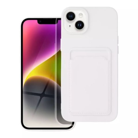 Futerał CARD CASE do IPHONE 14 PLUS biały