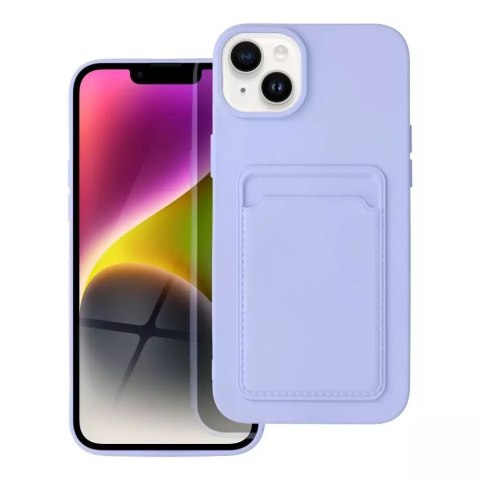 Futerał CARD CASE do IPHONE 14 PLUS fioletowy