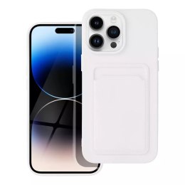 Futerał CARD CASE do IPHONE 14 PRO MAX biały