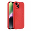 Futerał Silicone Mag Cover do IPHONE 14 czerwony