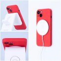 Futerał Silicone Mag Cover do IPHONE 14 czerwony