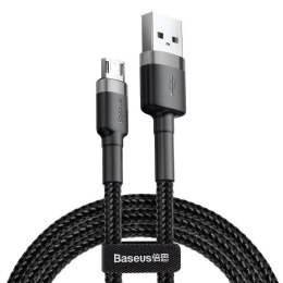 KABEL BASEUS CAFULE USB/MICRO USB 2.4A 1M GREY/BLACK