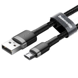 KABEL BASEUS CAFULE USB/MICRO USB 2.4A 1M GREY/BLACK