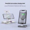 NILLKIN POWER HOLD MINI STAND 15W FAST WIRELESS CHARGER, GRAY / SZARY