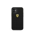 Ferrari nakładka do iPhone 12 Pro Max 6,7" FESPEHCP12LBK czarna hardcase On Track Perforated