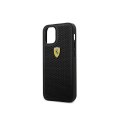 Ferrari nakładka do iPhone 12 Pro Max 6,7" FESPEHCP12LBK czarna hardcase On Track Perforated