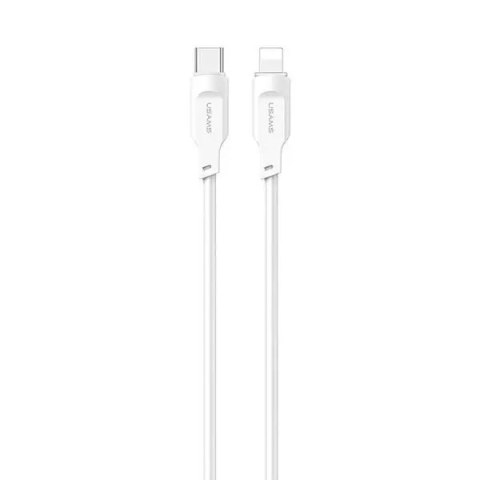 Kabel USMAS USB-C na Lightning PD Fast Charging 1.2m biały