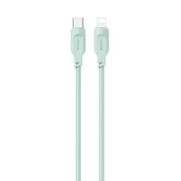 Kabel USMAS USB-C na Lightning PD Fast Charging 1.2m zielony