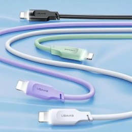 Kabel USMAS USB-C na Lightning PD Fast Charging 1.2m zielony