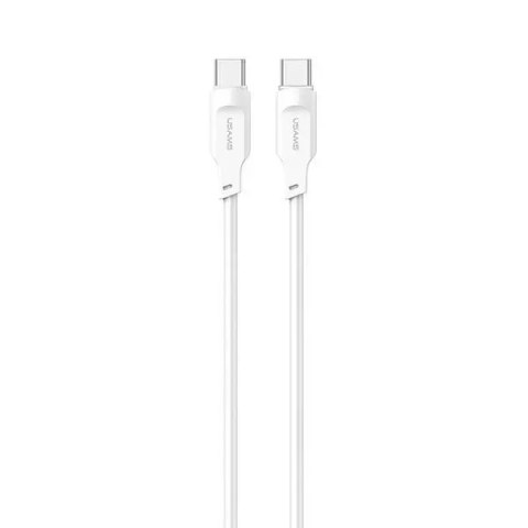 Kabel USMAS USB-C na USB-C PD Fast Charging 1.2m biały