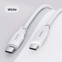 Kabel USMAS USB-C na USB-C PD Fast Charging 1.2m biały