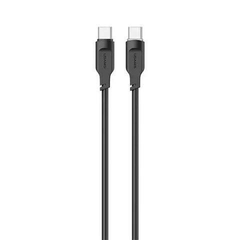 Kabel USMAS USB-C na USB-C PD Fast Charging 1.2m czarny