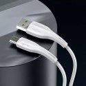 USAMS Kabel U38 microUSB 4A Fast Charge for OPPO 1m biały