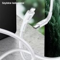 USAMS Kabel U43 USB-C na Lightning 30W PD 1.2m biały