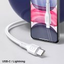 USAMS Kabel U43 USB-C na Lightning 30W PD 1.2m biały