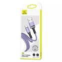 USAMS Kabel U52 USB-C 2A Fast Charge 1m purpurowy