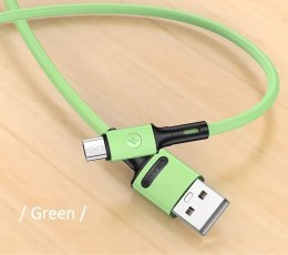 USAMS Kabel U52 microUSB 2A Fast Charge 1m zielony