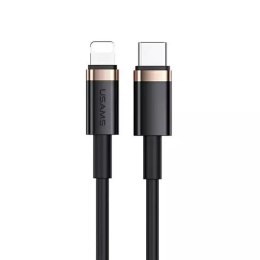 USAMS Kabel U63 USB-C na Lightning 2m 20W PD Fast Charge czarny