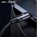 USAMS Kabel U71 USB-C/ Lighning na USB-C 1,2m 100W PD Fast Charge czarny