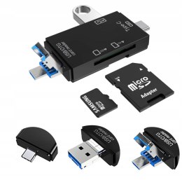 CZYTNIK KART ADAPTER PAMIĘCI USB USB-C SD MicroSD