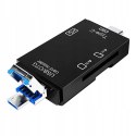 CZYTNIK KART ADAPTER PAMIĘCI USB USB-C SD MicroSD