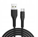 KABEL PRZEWÓD USB - MicroUSB 1m 2.4A SZYBKI MOCNY