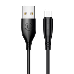 USAMS Kabel U18 USB-C 2A Fast Charge 1m czarny