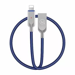 USAMS Kabel power-off U-Sun Lightning 1.9m niebieski