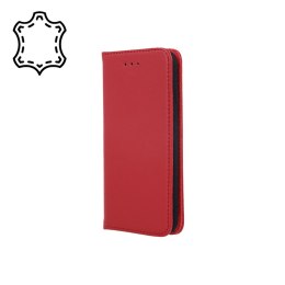 Etui skórzane Smart Pro do Motorola Moto G13 / G23 bordowe