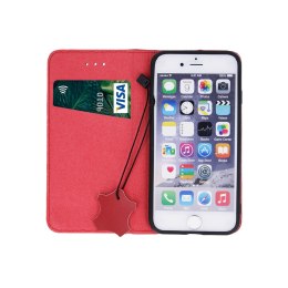 Etui skórzane Smart Pro do Xiaomi Redmi Note 12 4G bordowe