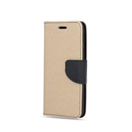 Etui Smart Fancy do Oppo A17 złoto-czarne